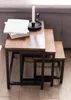 FineBuy 3er Set Design Beistelltisch Sheesham Satztisch Produktbild-Vorschau 5
