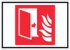 Brandschutztür Brandschutz Symbol Schild A3 (297x420mm) Produktbild-Vorschau 1
