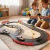 Malplay Autorennbahn 300 cm, 2 Rennwagen 1:43 mit LED, USB, Produktbild-Vorschau 3