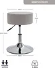 Duhome Hocker Samt Grau, höhenverstellbar, drehbar & Produktbild-Vorschau 3