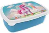 KitchenYeah® Lunchbox Brotzeit Brotdose 17x11 cm Einhorn - Produktbild-Vorschau 1