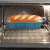 Brotbackform,Silikon Kastenbackform mit Edelstahlrahmen, Produktbild-Vorschau 4