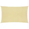 vidaXL Voile d'ombrage 160 g/m² Beige 2,5x4,5 m HDPE Voir les images du produit 13