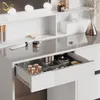 Schminktisch Livinity Imola Weiß 90 cm mit Spiegelregal und Produktbild-Vorschau 6
