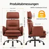 IWMH Bürostuhl, Schreibtischstuhl mit Armlehnen, Kunstleder Produktbild-Vorschau 7