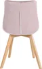 CLP 2er Set Esszimmerstühle Brook mit Samtbezug pink Produktbild-Vorschau 6