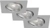 3 x Briloner LED Einbauleuchte eckig Titan IP23 3 x 5W Produktbild-Vorschau 1