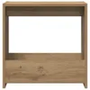 vidaXL Stolik boczny dębowy Artisan 50x26x50 cm materiał Podgląd zdjęcia produktu 3