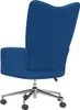 vidaXL Fauteuil relax bleu velours Voir les images du produit 11