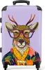 NoBoringSuitcases.com® Großer Koffer - Hirsche - Tiere - Produktbild-Vorschau 1