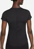 Nike W Nk One Df Ss Slim Top Black/White L Produktbild-Vorschau 12