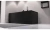 Polysan CLEO rechthoekige badkuip, 180x80x48 cm, mat zwart Productafbeelding-voorbeeld 3