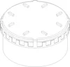 Poloplast schroefdeksel POLO-KWL, DN 200, 1 stuk. Productafbeelding-voorbeeld 4