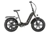 A studio shot of a folding electric bicycle against a white background. Produktbild-Vorschau