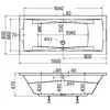Schulte Badewanne 180x80 cm Komplettset mit Wannenträger Produktbild-Vorschau 4