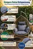 Coussin pour fauteuil suspendu de jardin – siège pour Voir les images du produit 13