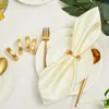 Serviettenringe Gold Metall Serviettenringe Set - 12Pack Produktbild-Vorschau 3
