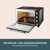 48L Mini-Ofen mit 2 Keramik-Kochfeldern – Elektrischer Produktbild-Vorschau 6