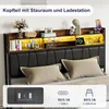 INONEFT Polsterbett 180x200 mit LED Beleuchtung, Type-C und Produktbild-Vorschau 4