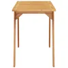 Garten-Esstisch 110x56x75 cm Massivholz Akazie Produktbild-Vorschau 5