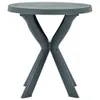 vidaXL Bistrotisch Grün Ø70 cm Kunststoff Produktbild-Vorschau 1