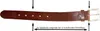 Ledergürtel 3 cm breit schwarz! Überlänge bis 180 cm Produktbild-Vorschau 3