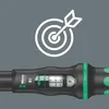 A close-up of a torque wrench with a target icon in the background. Náhled obrázku produktu