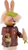Miniwichtel Häsin mit Karotte (16,5cm) Räuchermann von Produktbild-Vorschau 3