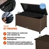 CASARIA® Coffre de jardin extérieur XXL Marron - Malle de Voir les images du produit 3