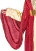 Costume da regina bambina medievale rosso-crema-oro - Anteprima dell’immagine prodotto 5