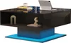 MODFU Table Basse Noir, 1 Espace de Rangement Caché, 1 Voir les images du produit 5