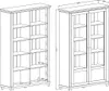 Set ufficio ASSIA verde scuro e legno – Scrivania 180 cm + Anteprima dell’immagine prodotto 9
