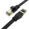LAN Kabel Cat 8 Flach 15m Schwarz – Netzwerkkabel RJ45 Produktbild-Vorschau 2