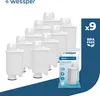 A collection of water filters for coffee machines, with one filter packaged. Náhled obrázku produktu