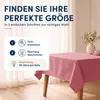 Leinen Tischdecke 135x180 cm eckig altrosa Produktbild-Vorschau 6
