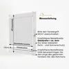 Sonello Plissee Klemmfix ohne Bohren 35cm x 120cm Weiß Produktbild-Vorschau 8