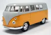 Modellauto T1 Bus 1963 mit Rückziehmotor gelb / beige Produktbild-Vorschau 4