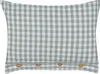 BELIANI Dekokissen Mintgrün / Weiß Karomuster 40 x 60 cm Produktbild-Vorschau 1
