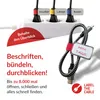 LTC Klettkabelbinder Mini label Kunststoffhülle farb.mix Produktbild-Vorschau 3