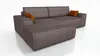 Ecksofa TOR mit Schlaffunktion. Farbe: Mocca. Produktbild-Vorschau 11