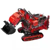 A red and black remote-controlled excavator toy. Produktbild-Vorschau