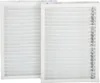 Two white air filters are shown side-by-side against a white background. Produktbild-Vorschau