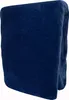 A folded dark blue blanket or bedsheet. Produktbild-Vorschau