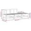 3-tlg. Garten-Lounge-Set Massivholz Douglasie Produktbild-Vorschau 8