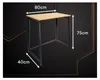 Tavolino pieghevole in legno, dimensioni 80 x 75 x 40 cm, Anteprima dell’immagine prodotto 5