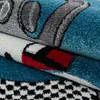Kinder Teppich Kinderzimmer für Jungs und Mädchen Blau Produktbild-Vorschau 4