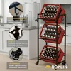 Portabottiglie Roxlin per 3 casse – scaffale in metallo con Anteprima dell’immagine prodotto 6