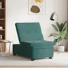 vidaXL Sofá cama, color verde oscuro, 194 x 67 x 82 cm, Vista previa de la imagen del producto 3