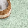 Shaggy Hochflor Teppich Wohnzimmer - 200x290 cm - Grün - Produktbild-Vorschau 3