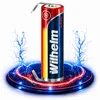 1 x Lithium Ionen Akku Wilhelm 3,7 V LÖTFAHNE U Form 800 Produktbild-Vorschau 1